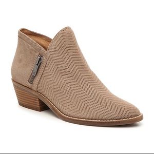 Lucky Brand Ankle Booties - Stonerock Oiled Suede
